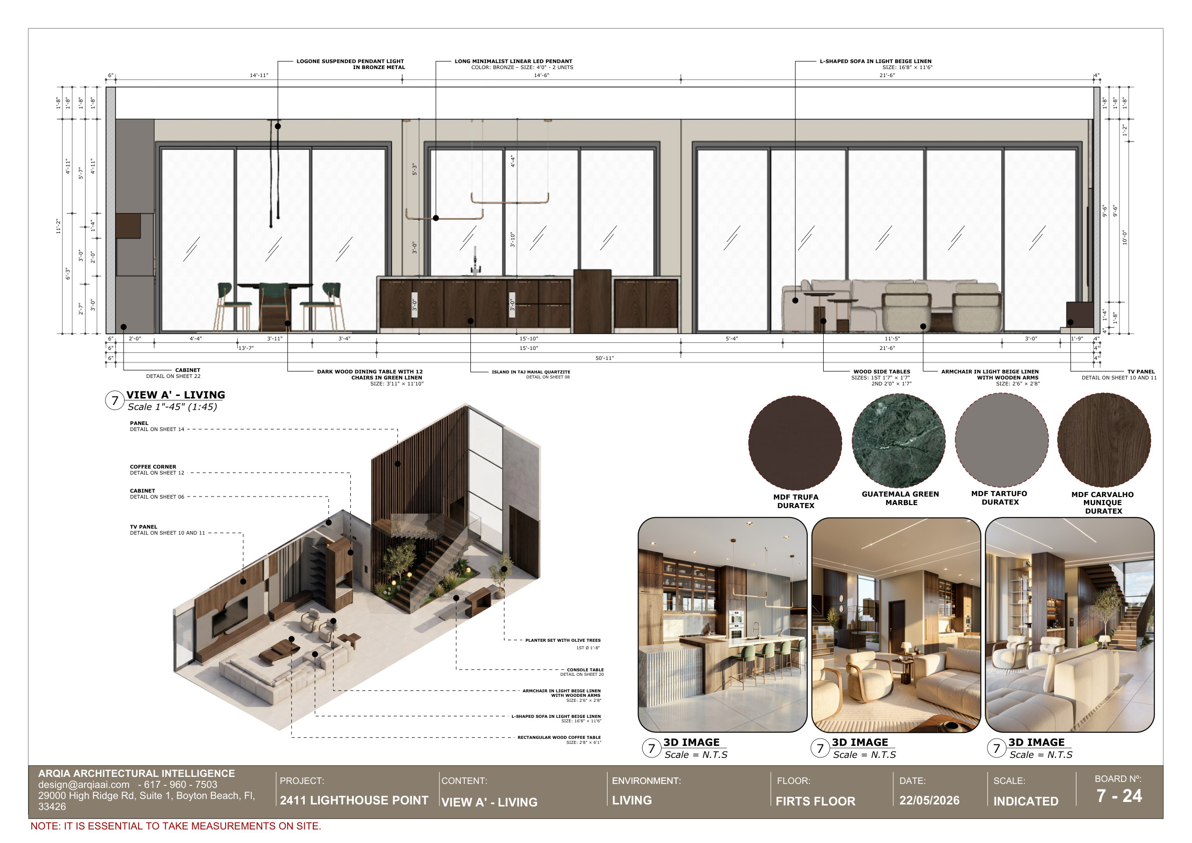 Kitchen & Living — detail board 7