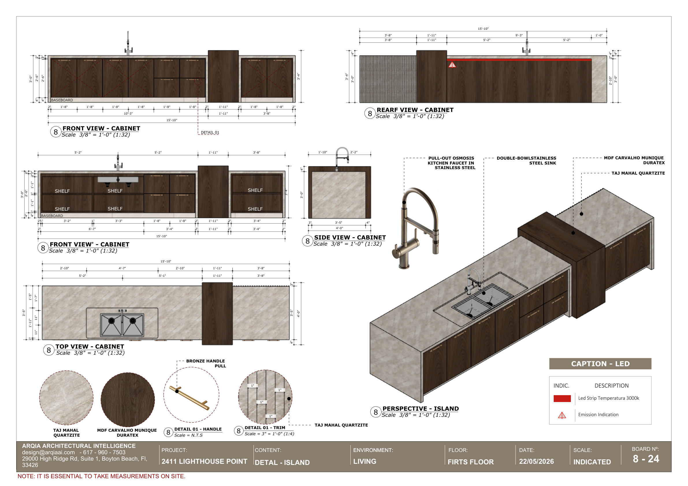 Kitchen & Living — detail board 8