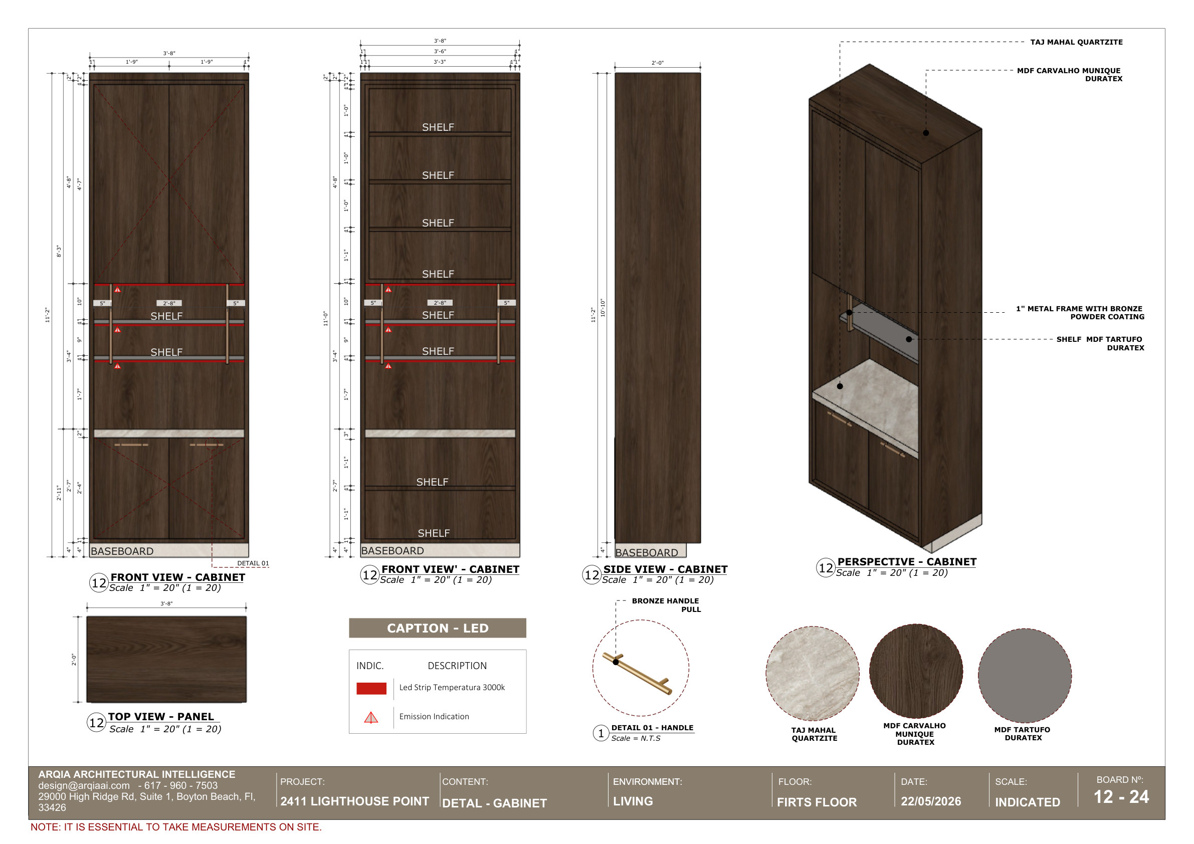 Kitchen & Living — detail board 12