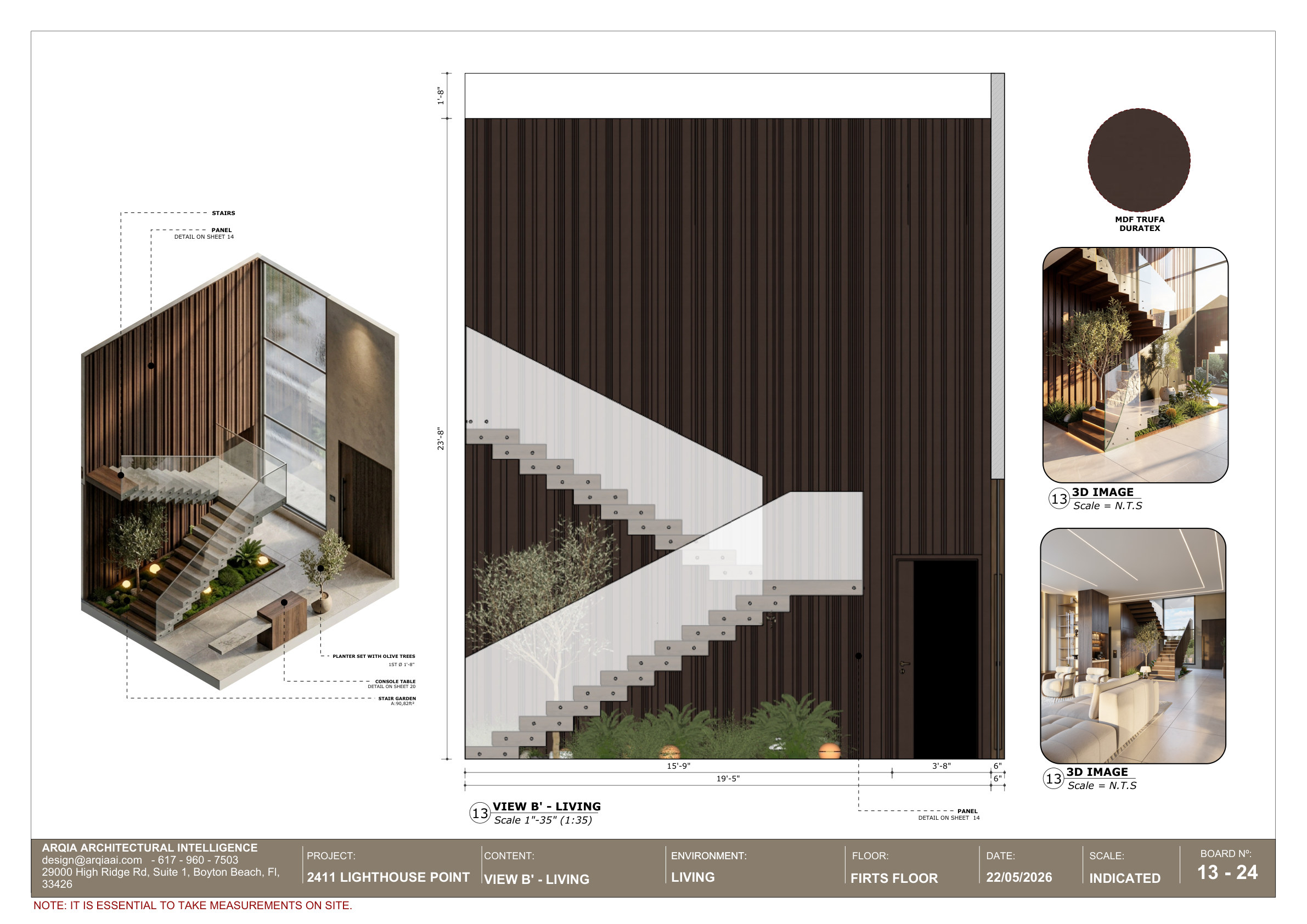 Kitchen & Living — detail board 13