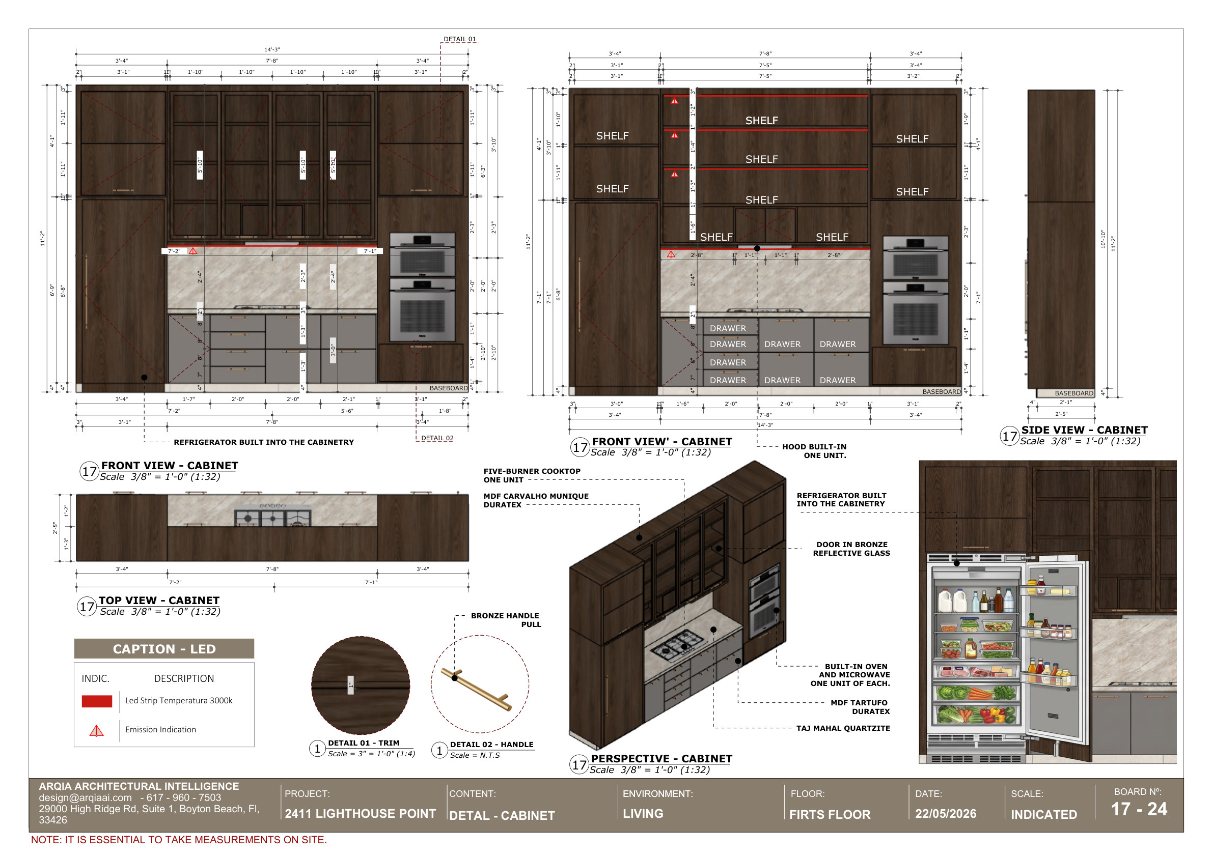 Kitchen & Living — detail board 17