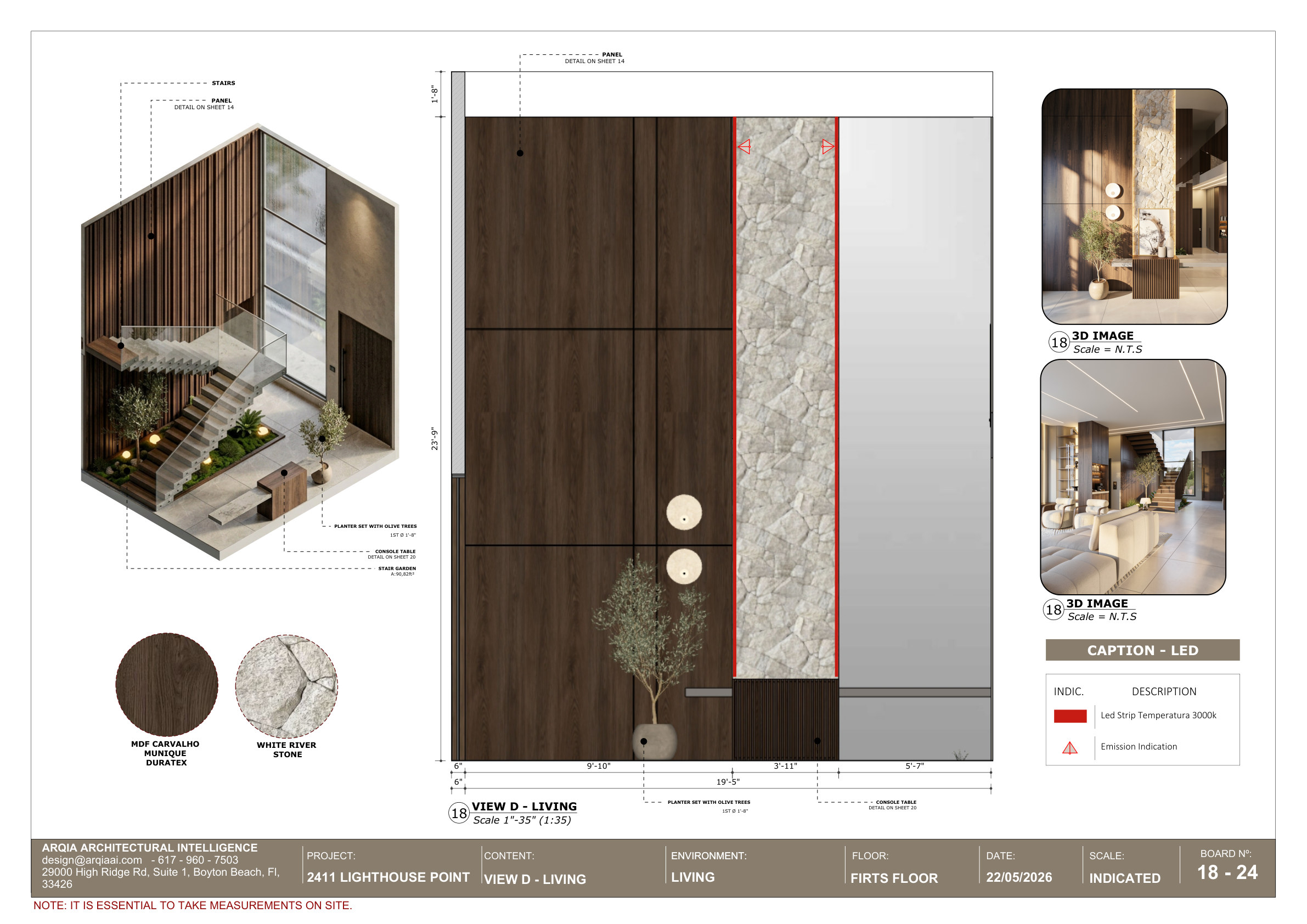 Kitchen & Living — detail board 18