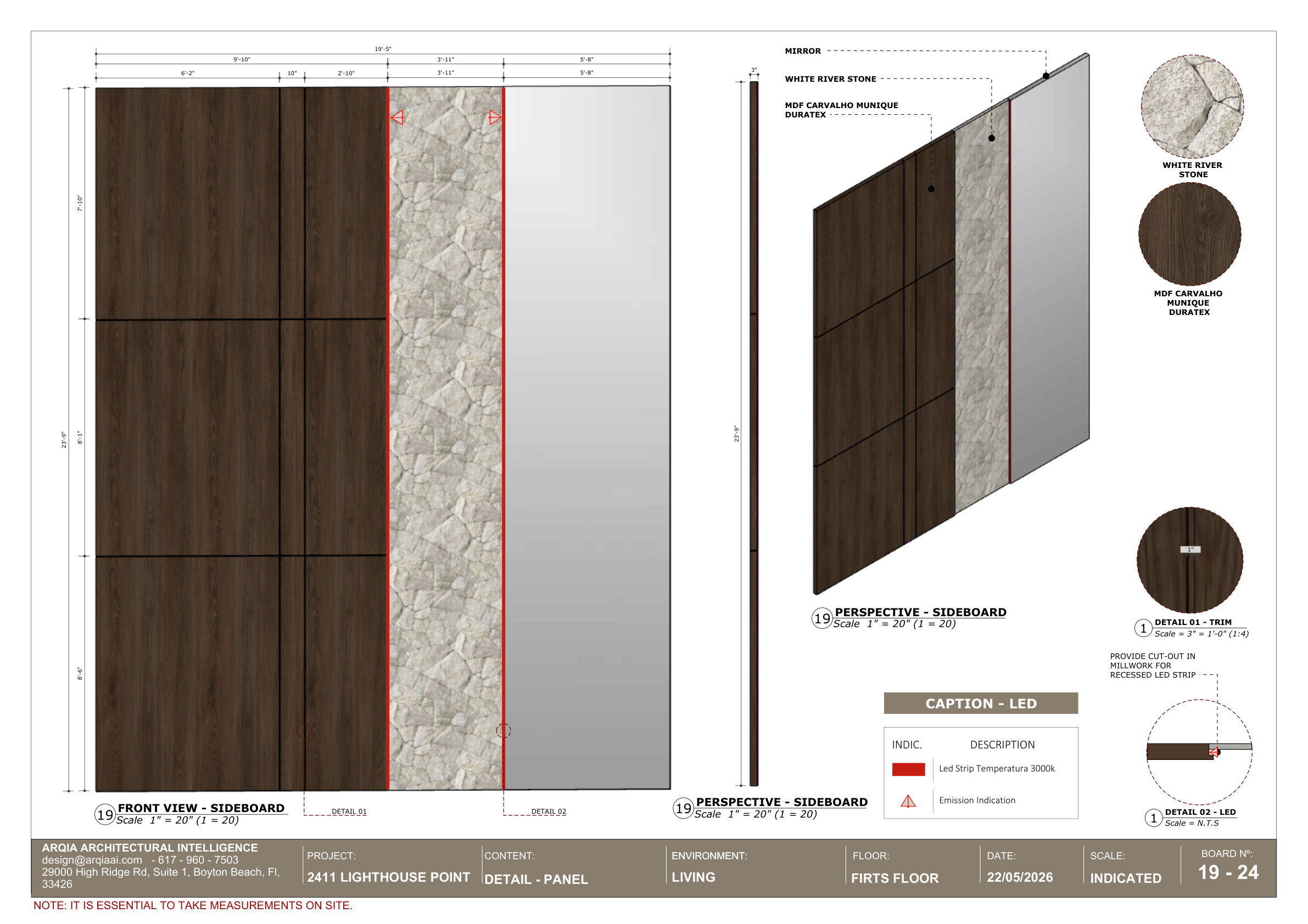 Kitchen & Living — detail board 19