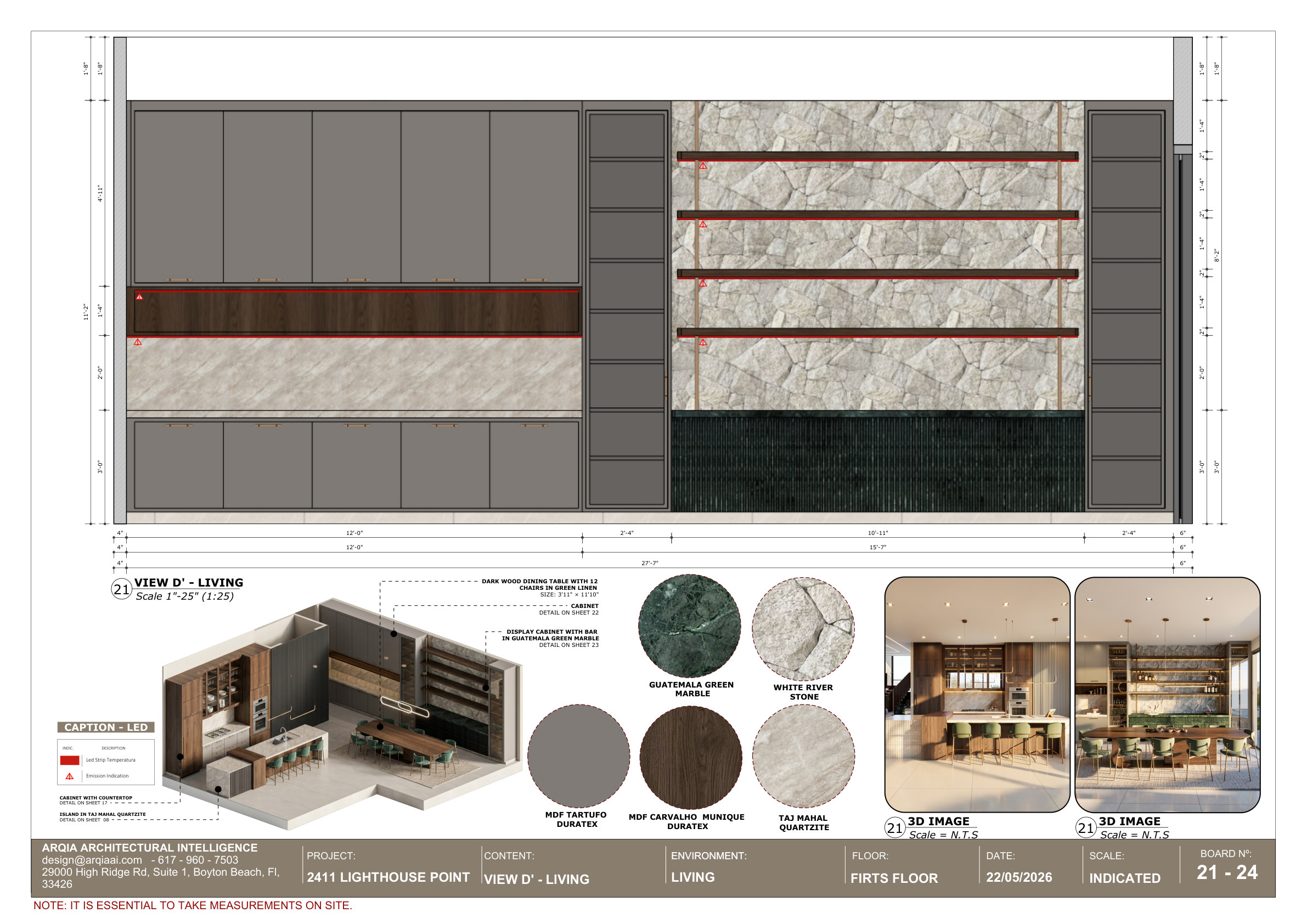 Kitchen & Living — detail board 21