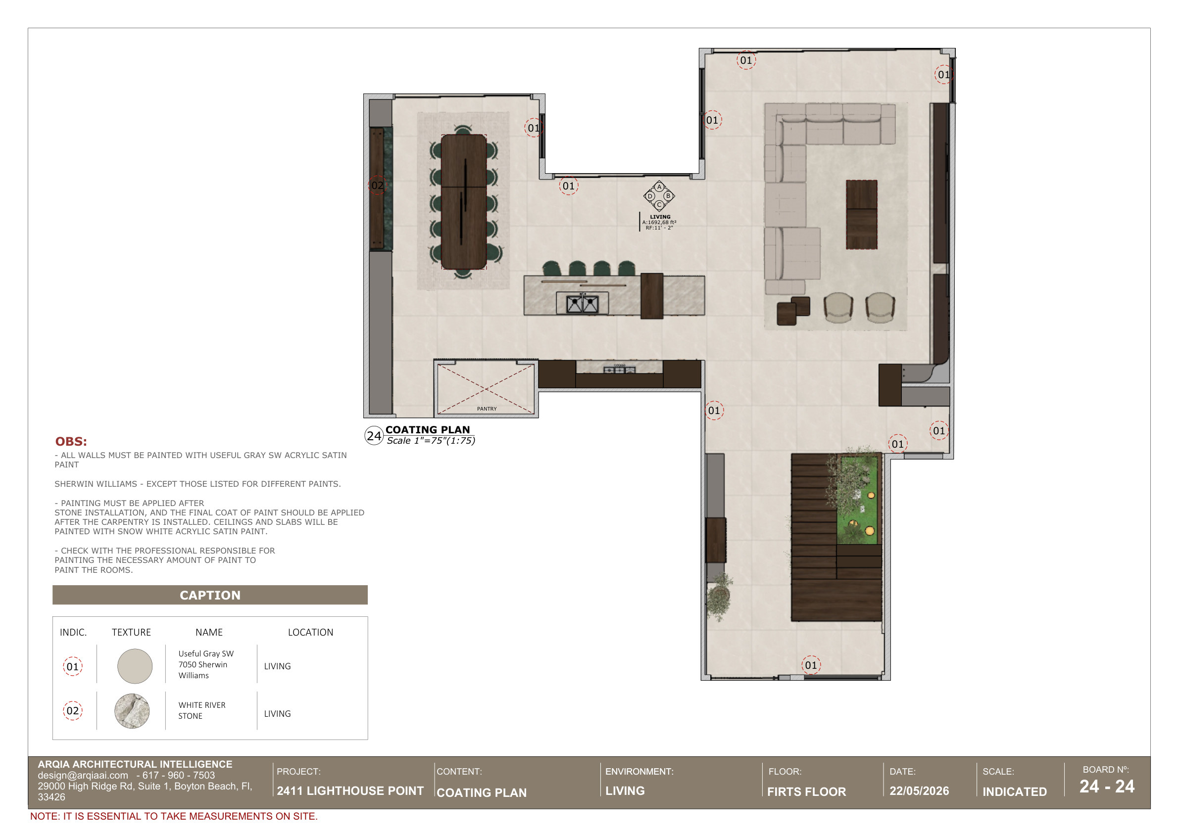 Kitchen & Living — detail board 24